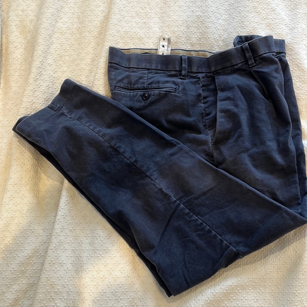 Banana Republic Traveler Pants in Moleskin, Athletic Taper Fit 36x32